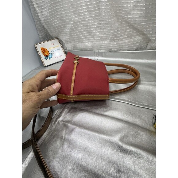 Tommy Hilfiger RED MINI CLUTCH HANDBAG PURSE VINTAGE - Picture 6 of 13